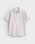 Alya Short Sleeved Shirt White Stripes