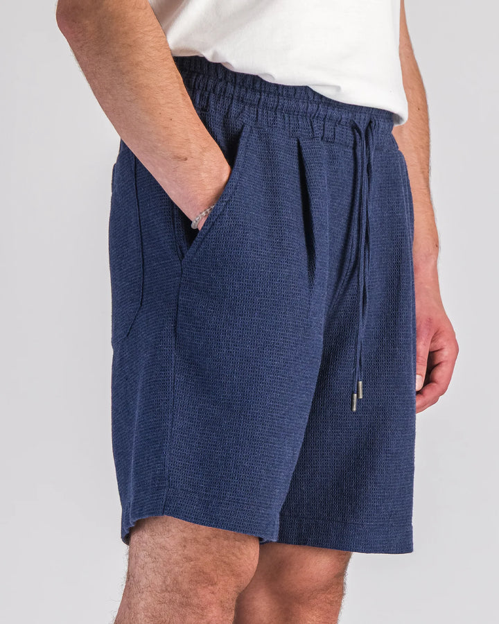 Waffle Bermudas Blue