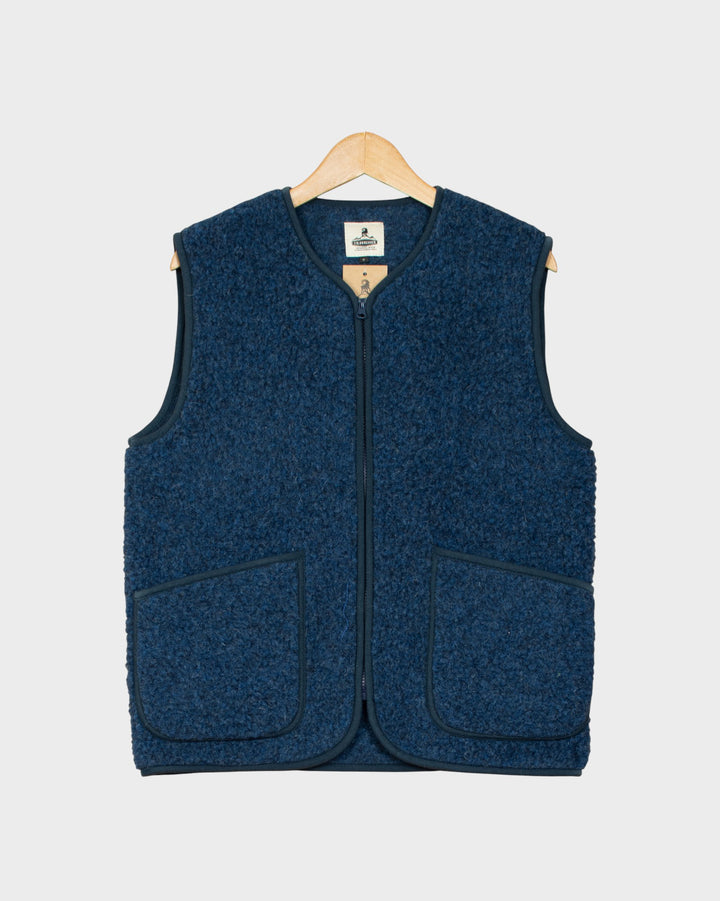 Pepitco Vest Dark Blue