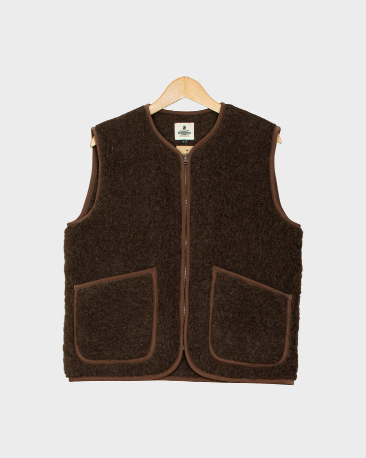 Pepitco Vest Dark Brown