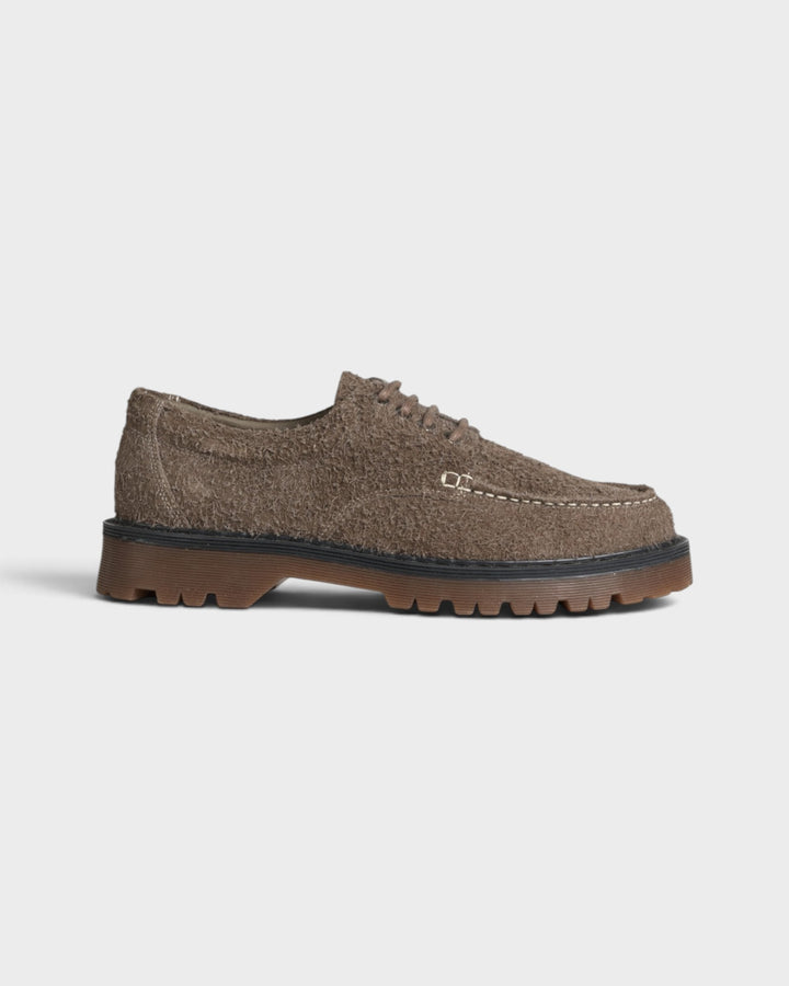 Pete Moc Toe Elephant Hairy Suede