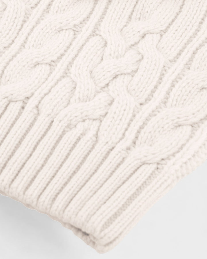 Pull Ohannes Col Rond Ecru