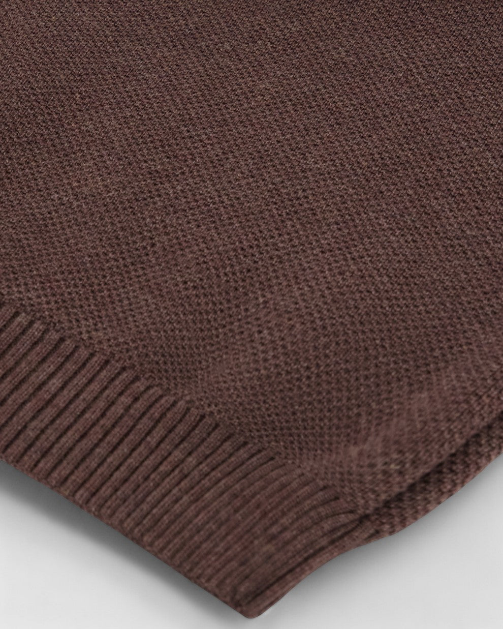 Pull Youri Col Rond Marron