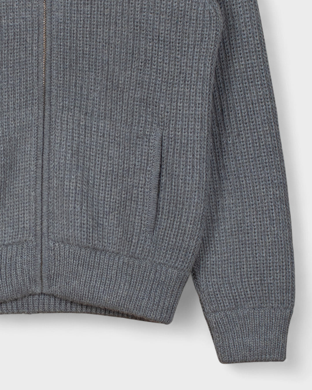 Veste Zip Alpaga Gris Lobo