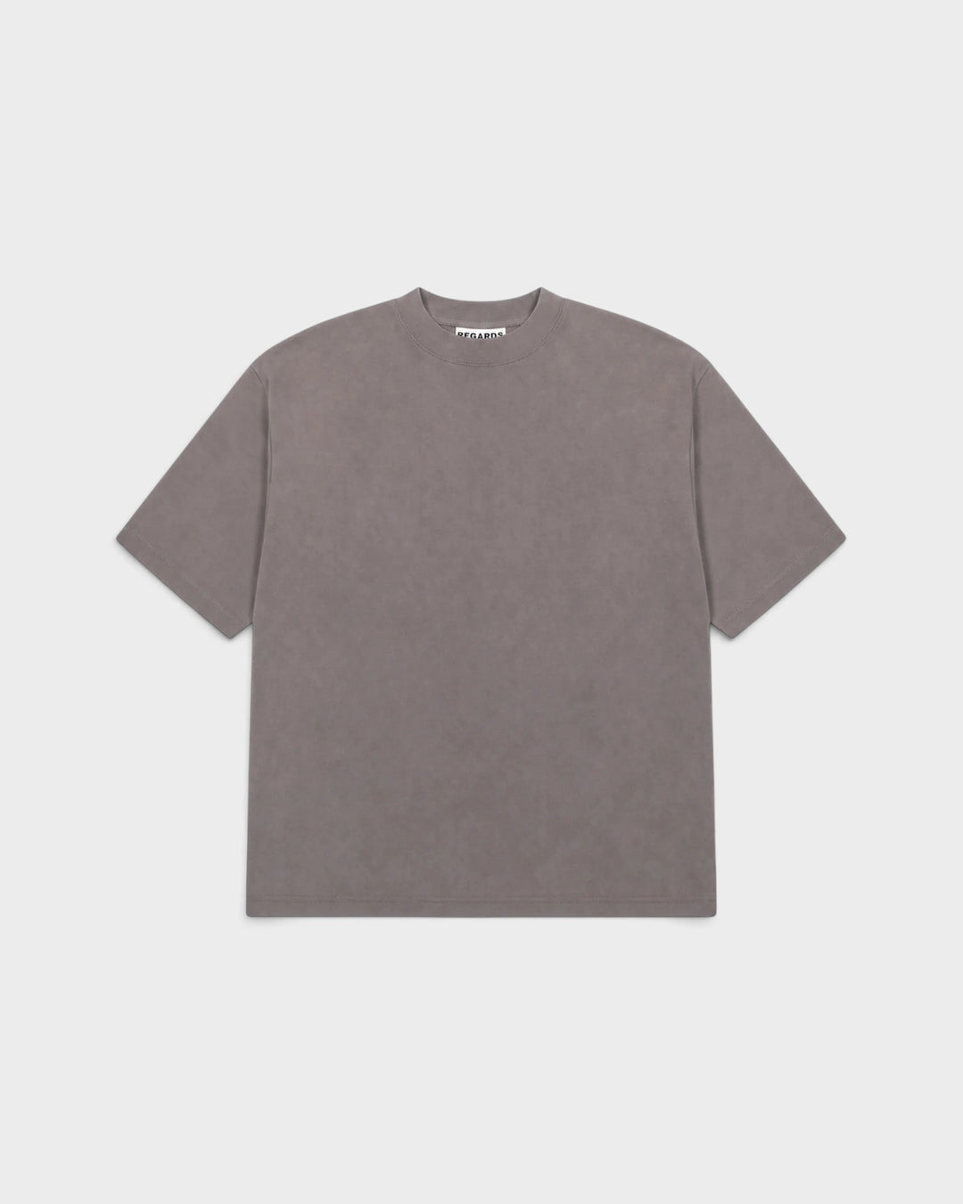 Regards Heavy Oversize Tee Taupe Washed — vue de face