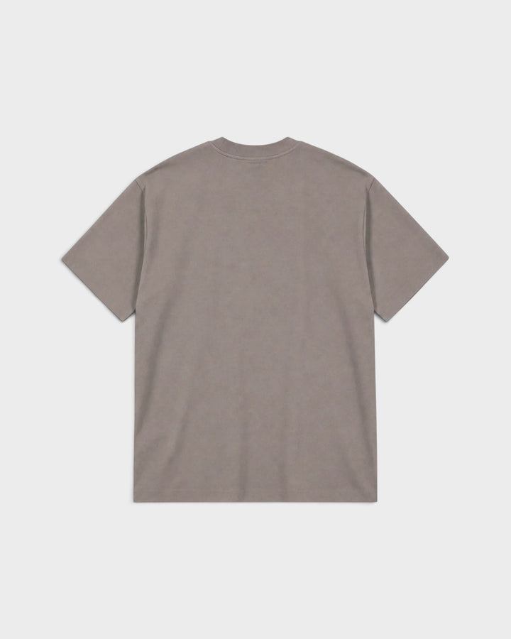 Regards Relaxed Tee Blank Taupe Washed — vue de dos