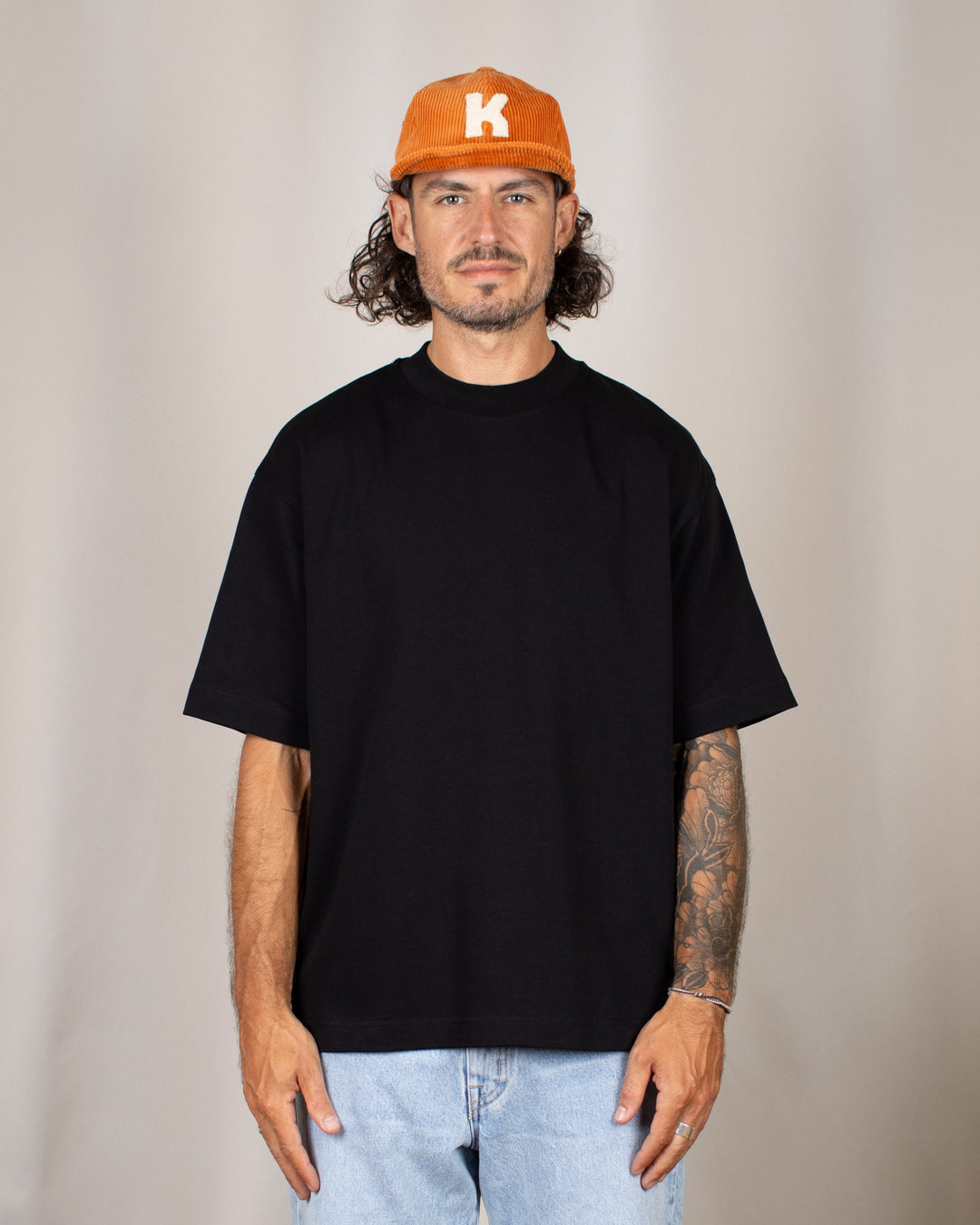 Heavy Oversize Tee Black