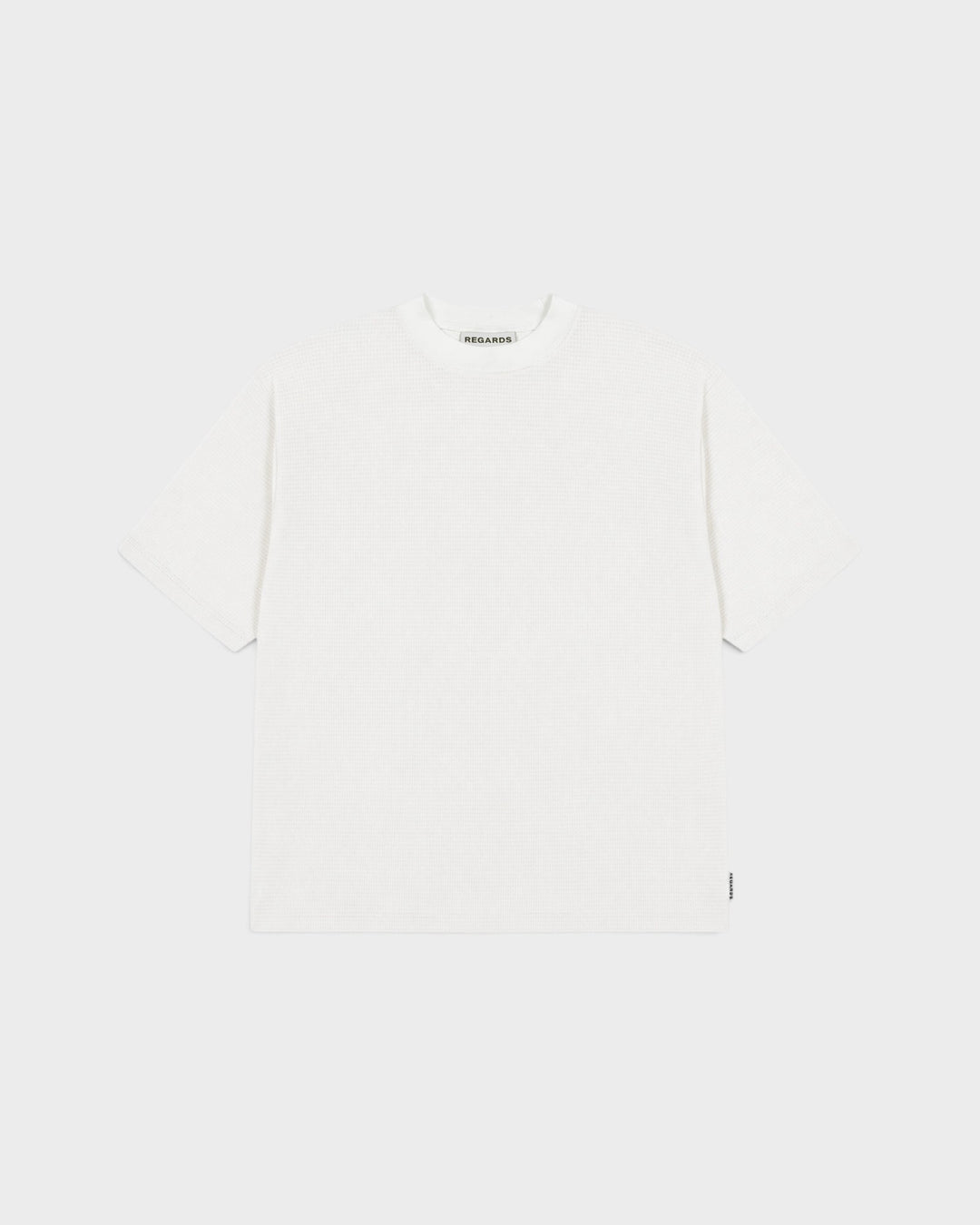 Regards Waffle Oversize Tee Snow — vue de face