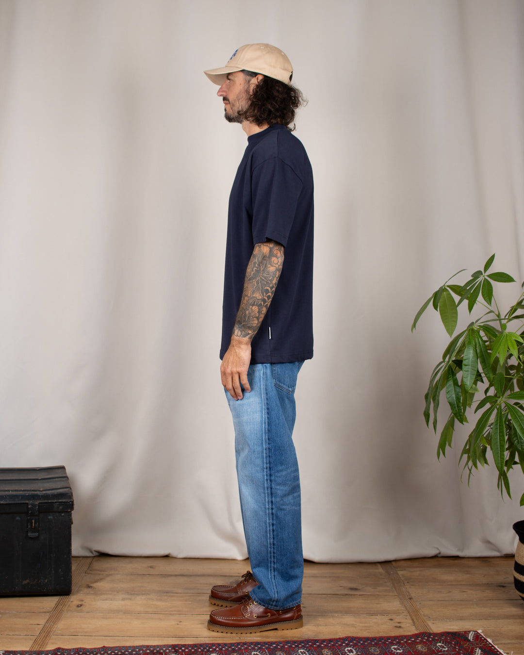 Relaxed Tee Blank Navy