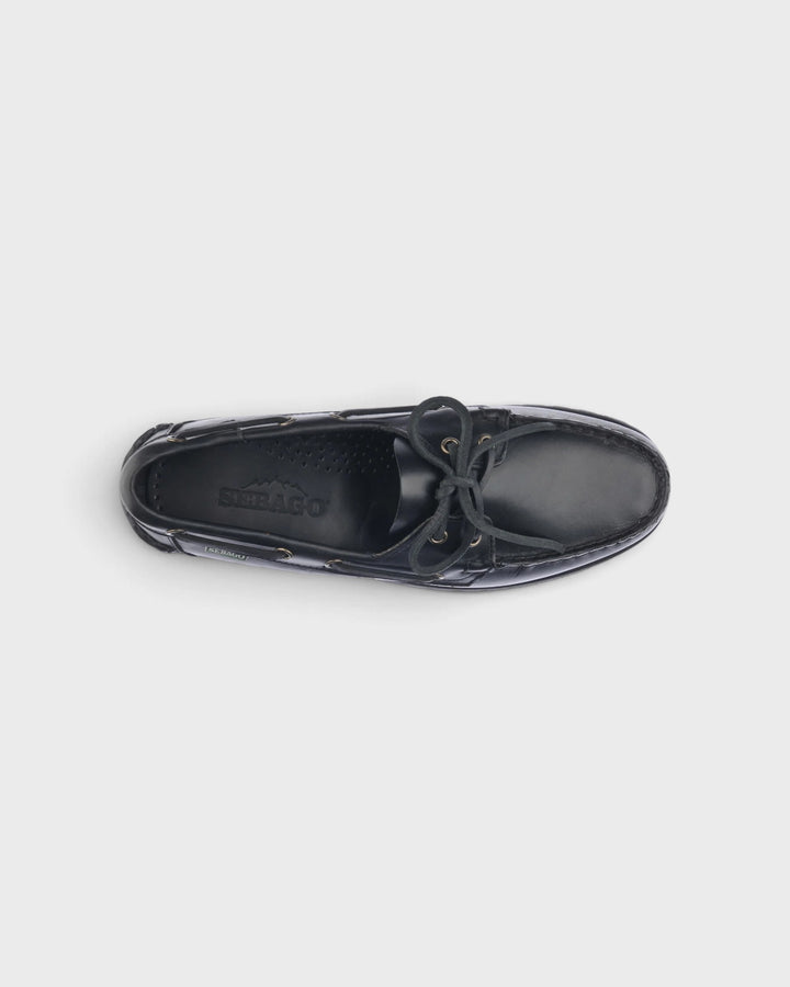 Sebago Ranger Waxy Total Black, vue de dessus