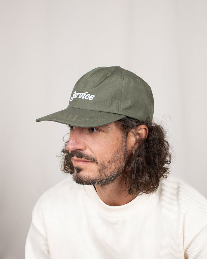 Ripstop Service Cap Olive x Power Goods