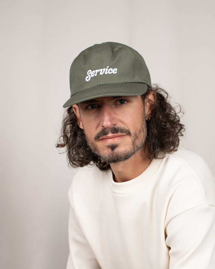 Ripstop Service Cap Olive x Power Goods