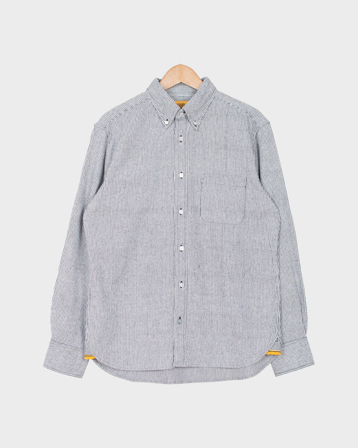 N°5 Classic Button Down Collar Shirt White/Black