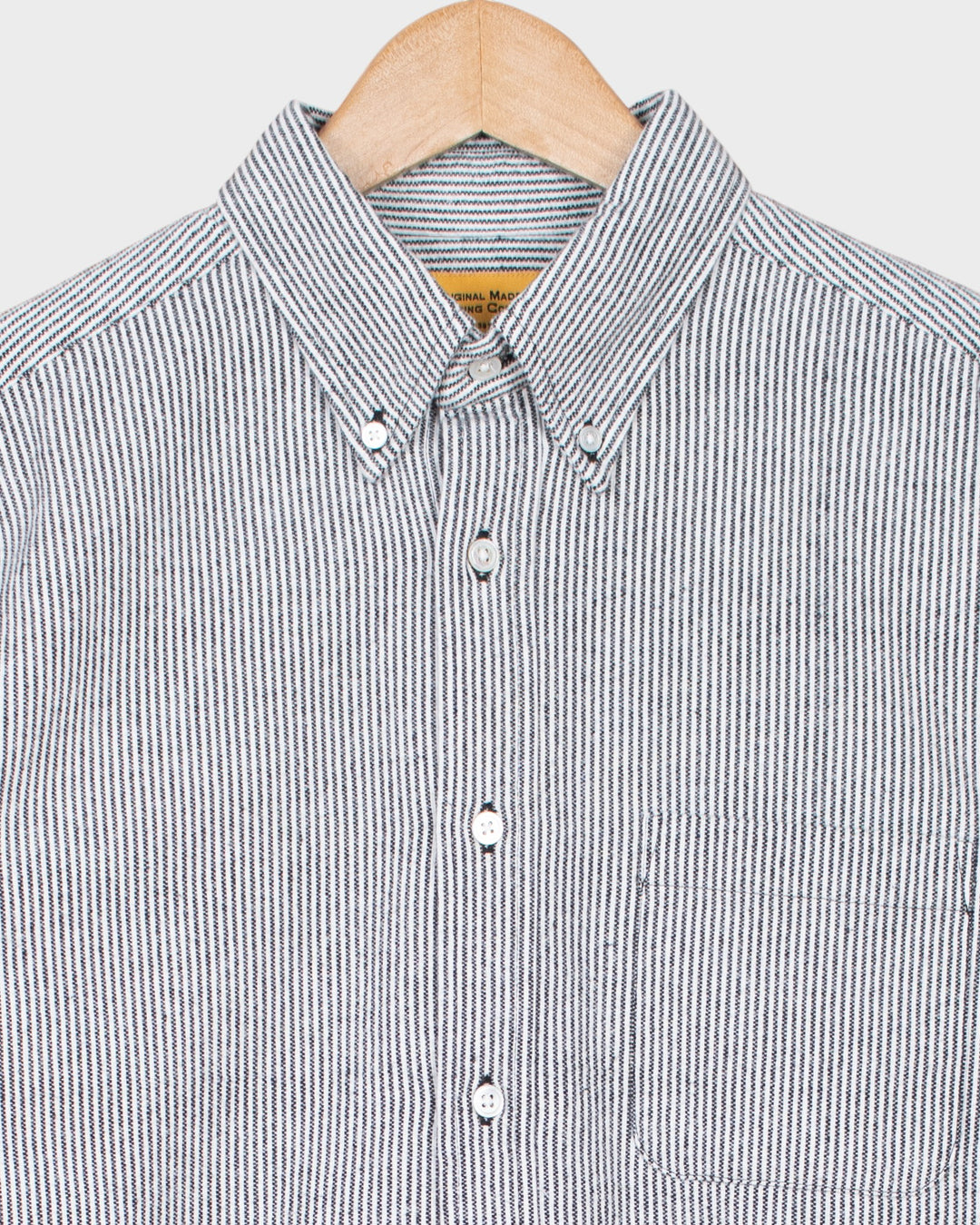 N°5 Classic Button Down Collar Shirt White/Black