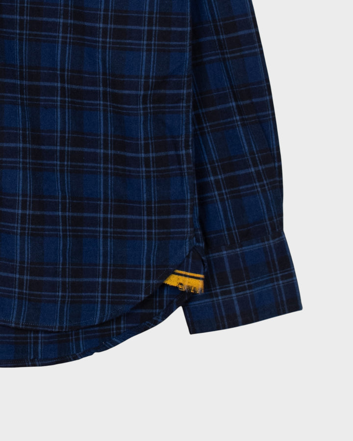 N°5 Classic Button Down Collar Shirt Black/Blue