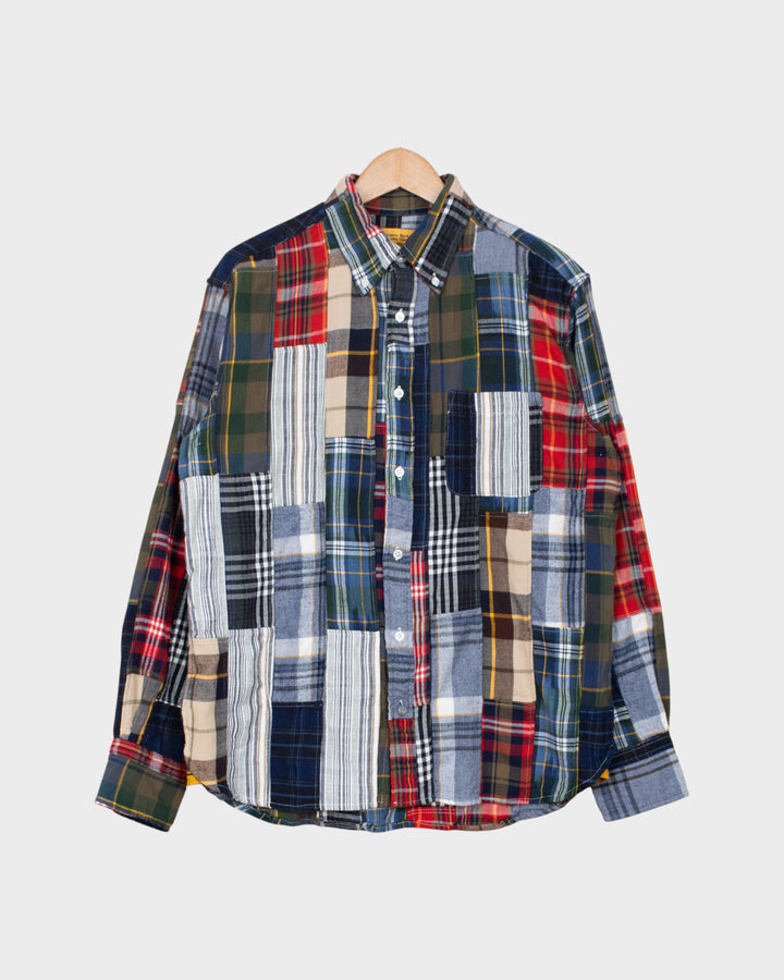 N°5 Classic Button Down Collar Shirt Patchwork