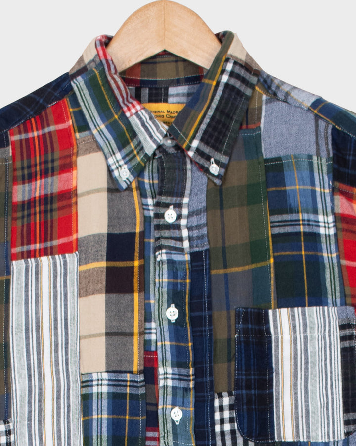 N°5 Classic Button Down Collar Shirt Patchwork