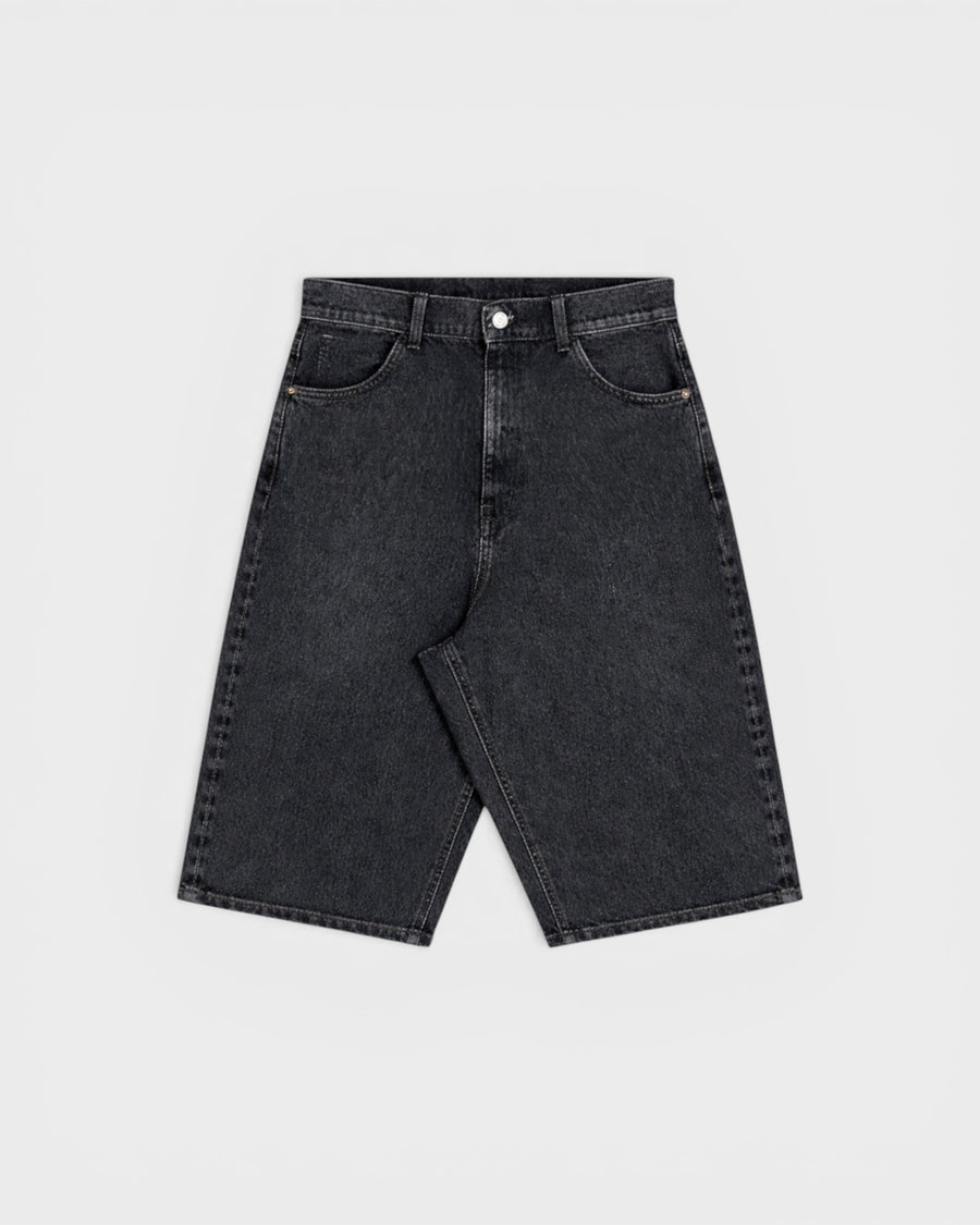 Japan Square Pocket Short Black Raw