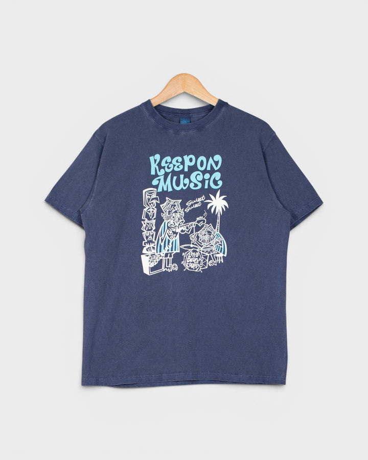 Keep On Music SS Tee P-Navy