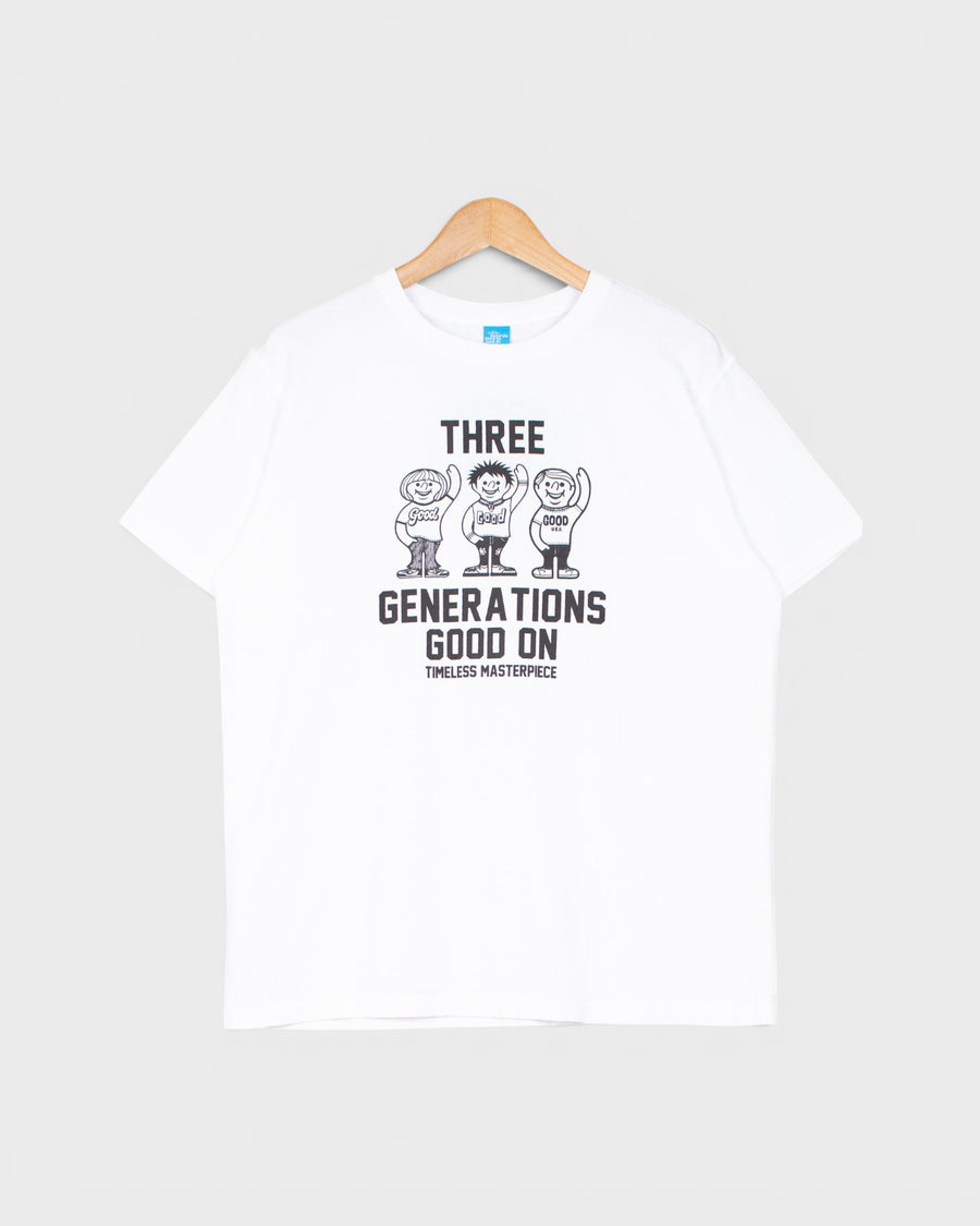Three Generation SS Tee White