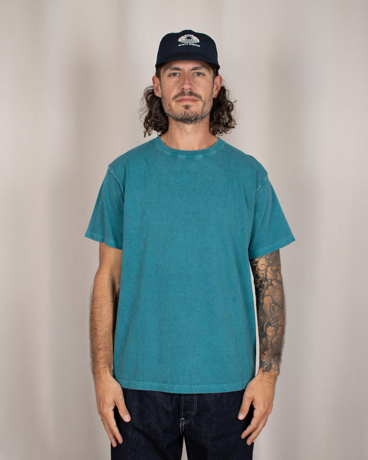 Short Sleeve Crew T-shirt P-Nile Blue