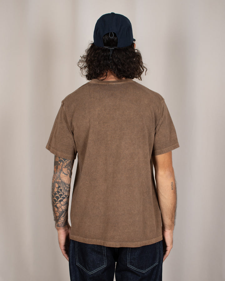 Short Sleeve Crew T-shirt P-Brown