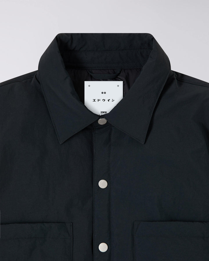 Sphere Padded Overshirt LS Black