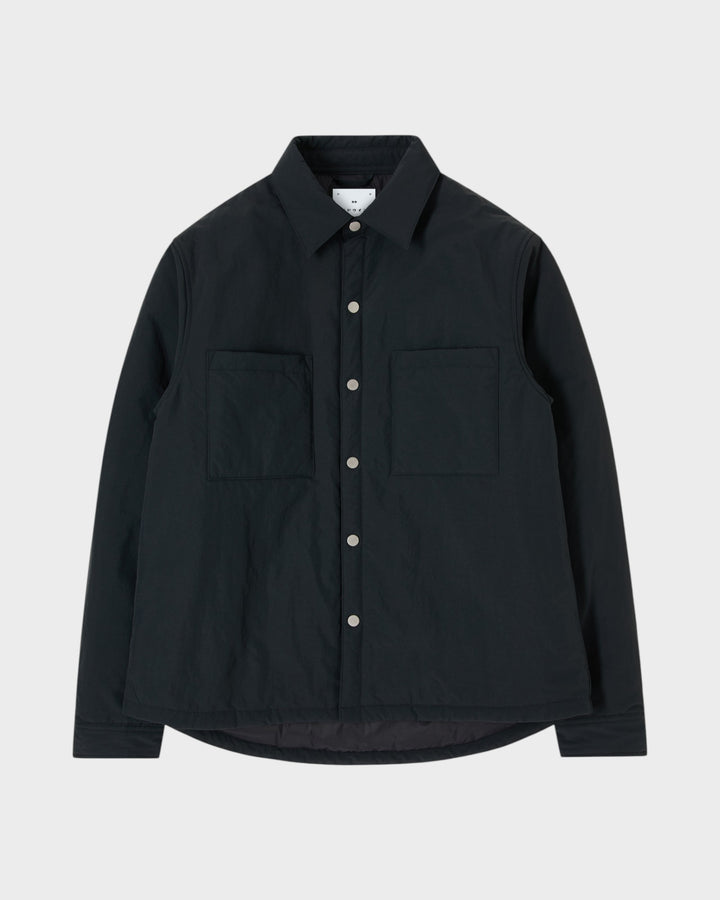 Sphere Padded Overshirt LS Black