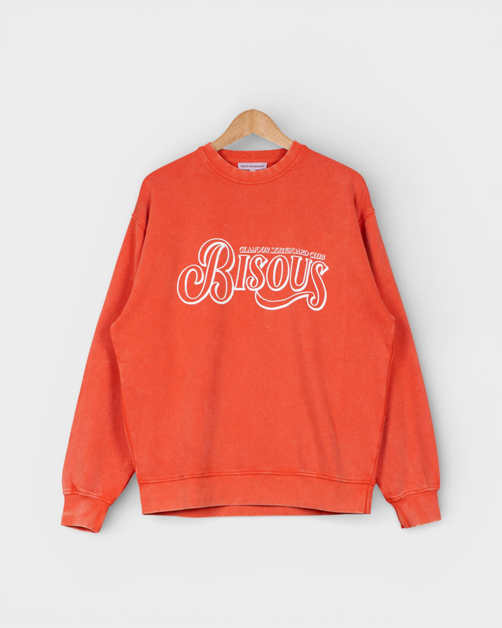 Crewneck Glamour Washed Red