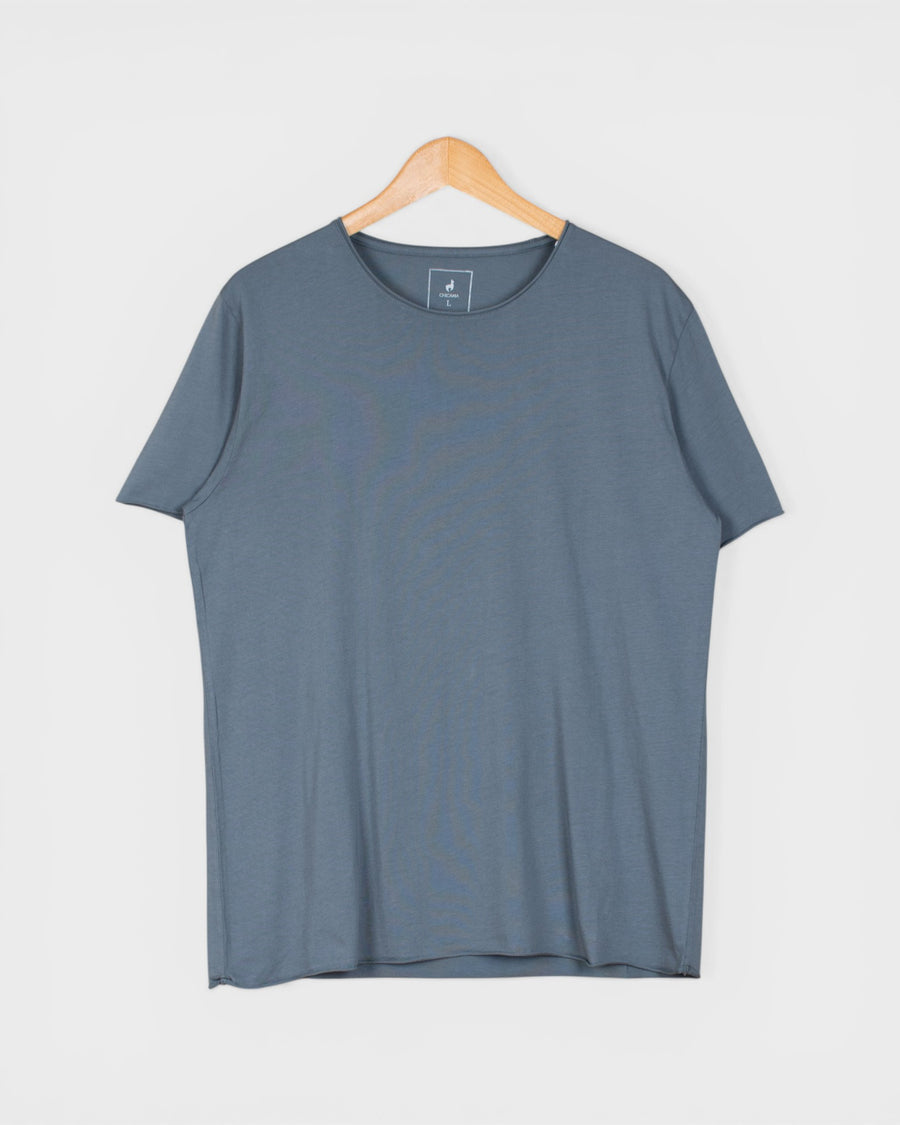 T-shirt coton Pima Gris Pyrénées