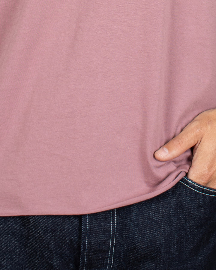 T-shirt coton Pima Terre Mauve