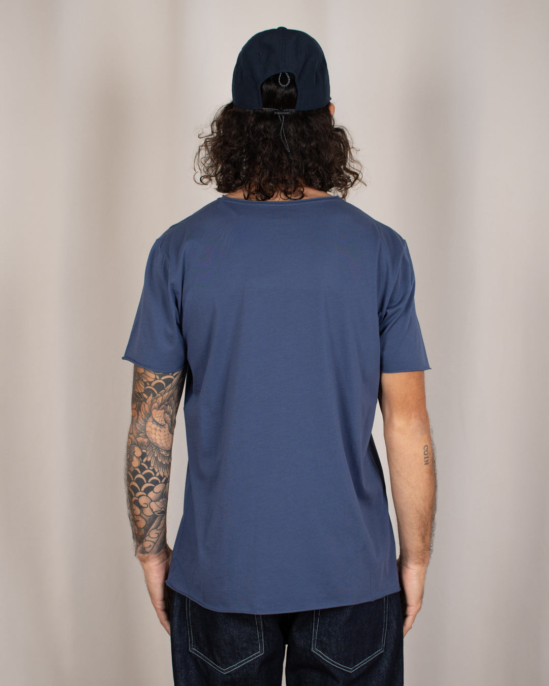 T-shirt coton Pima Marina