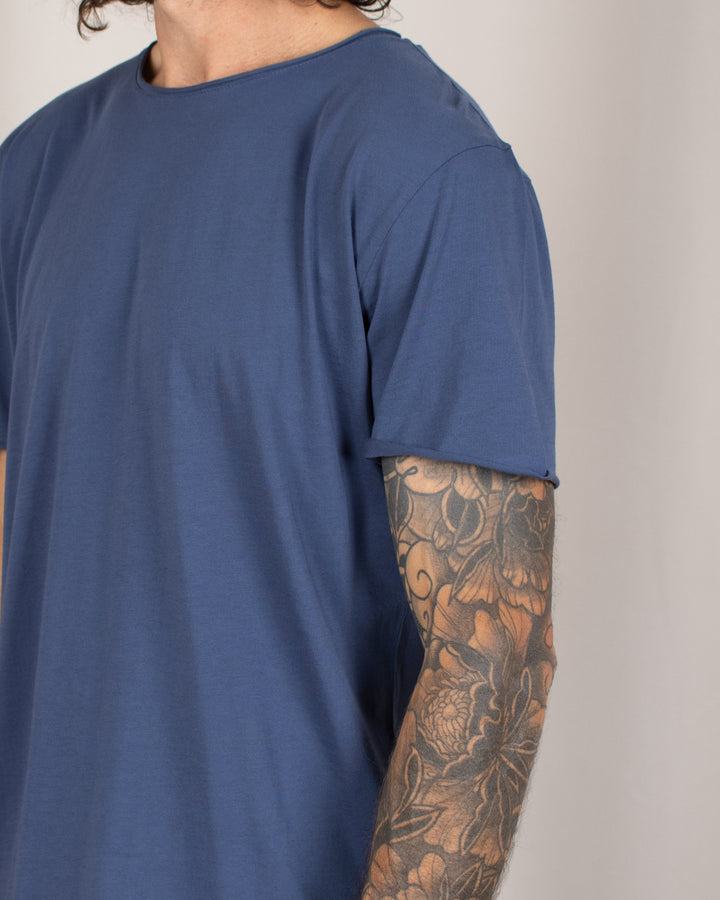 T-shirt coton Pima Marina