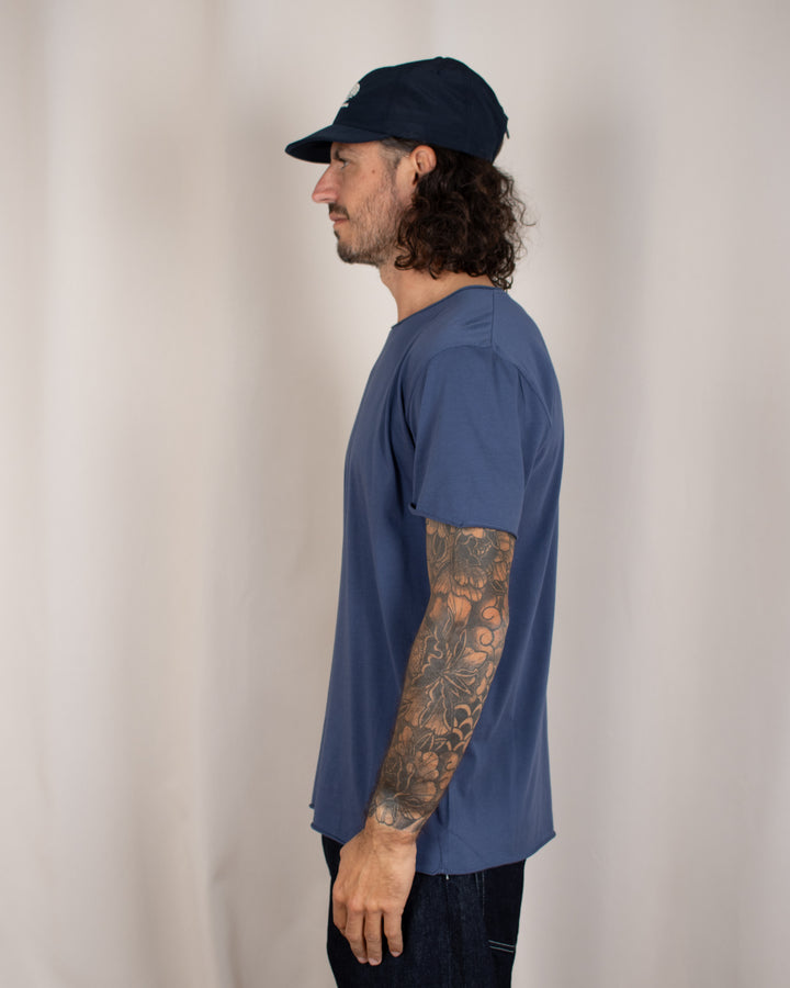 T-shirt coton Pima Marina