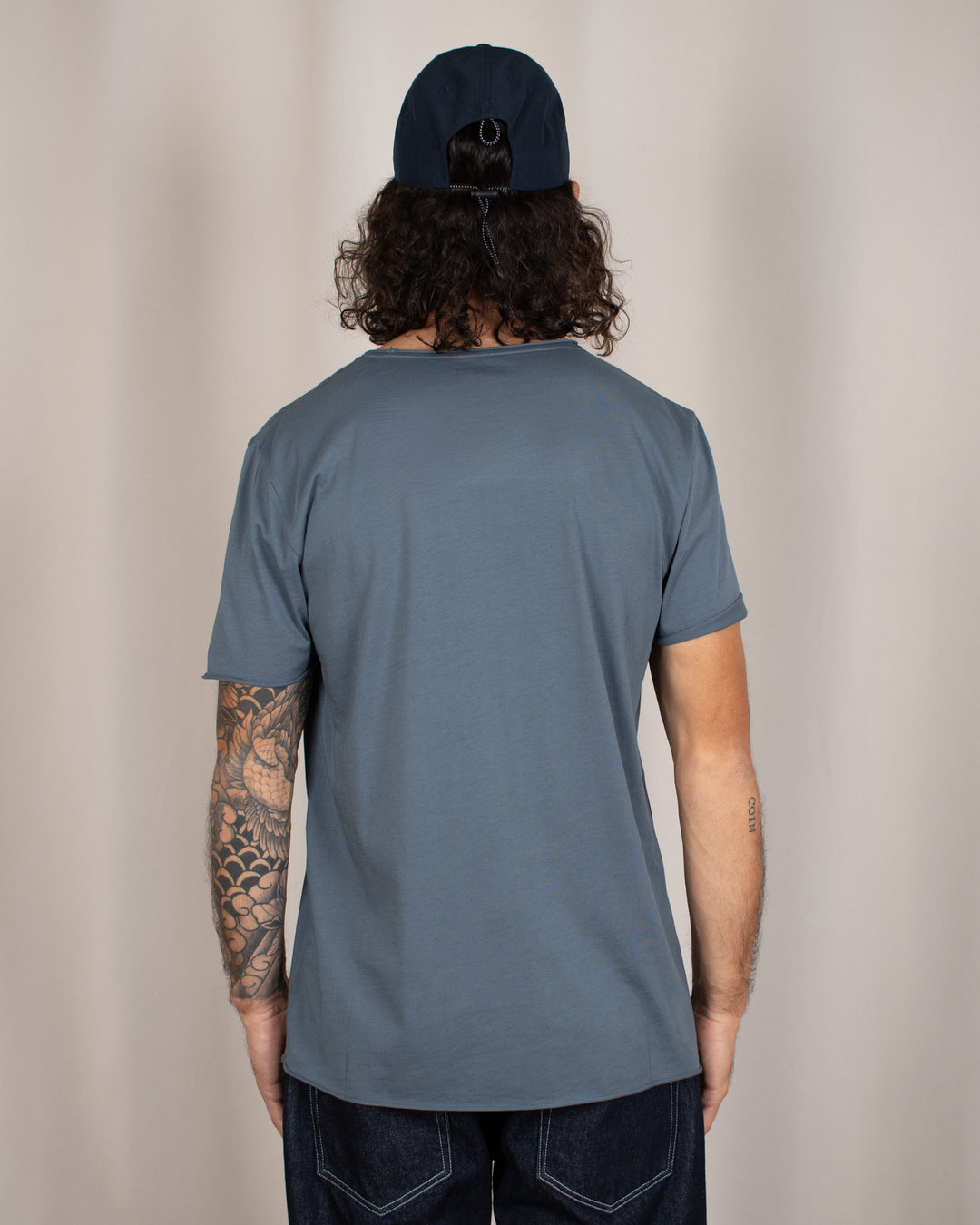 T-shirt coton Pima Gris Pyrénées