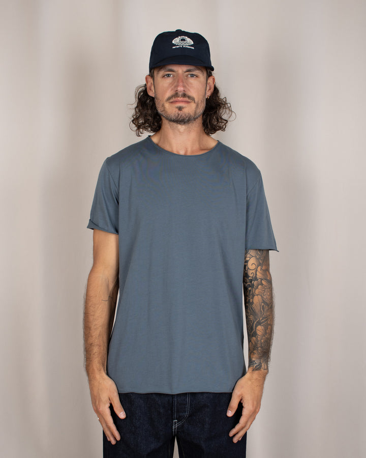 T-shirt coton Pima Gris Pyrénées