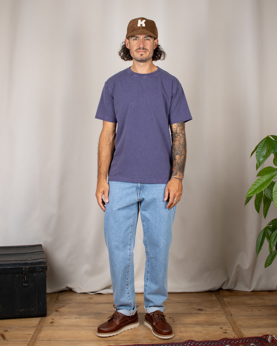 Short Sleeve Crew T-shirt P-Grape