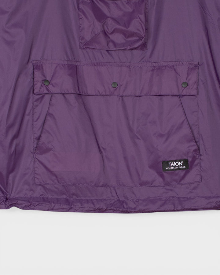 Down Mountain Reversible Hoodie D.Purple/Black