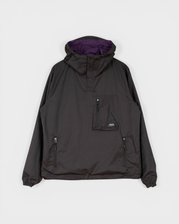 Down Mountain Reversible Hoodie D.Purple/Black