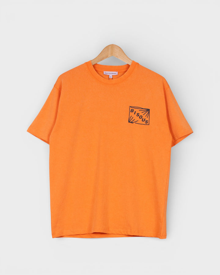 T-shirt Flyer Washed Orange