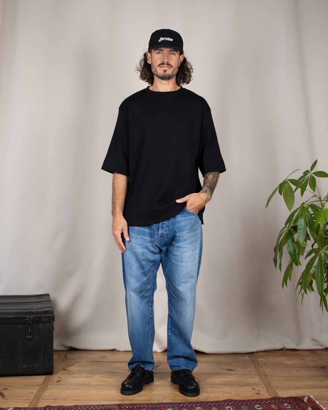 T-Shirt Vahé Manches Courtes Noir
