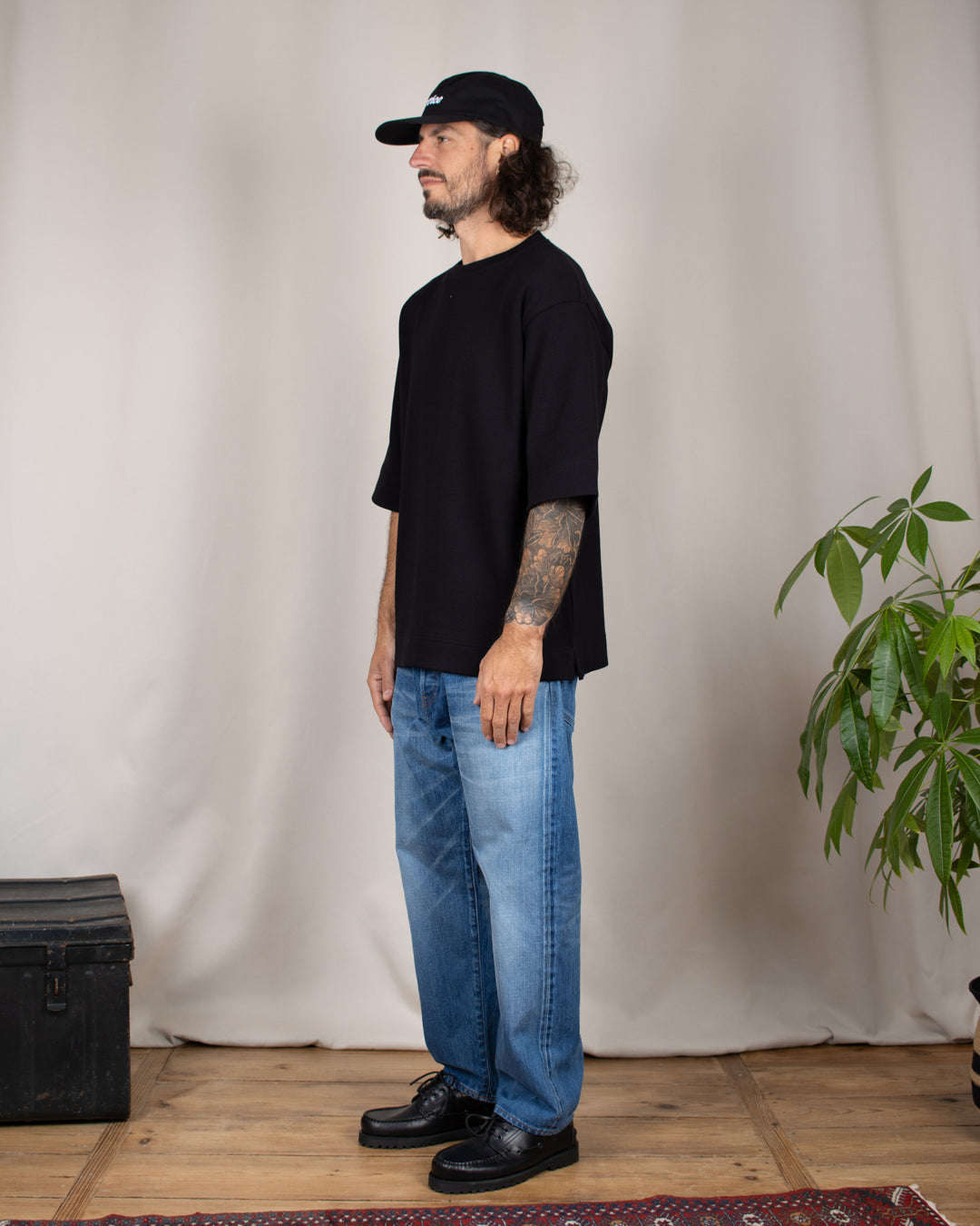 T-Shirt Vahé Manches Courtes Noir