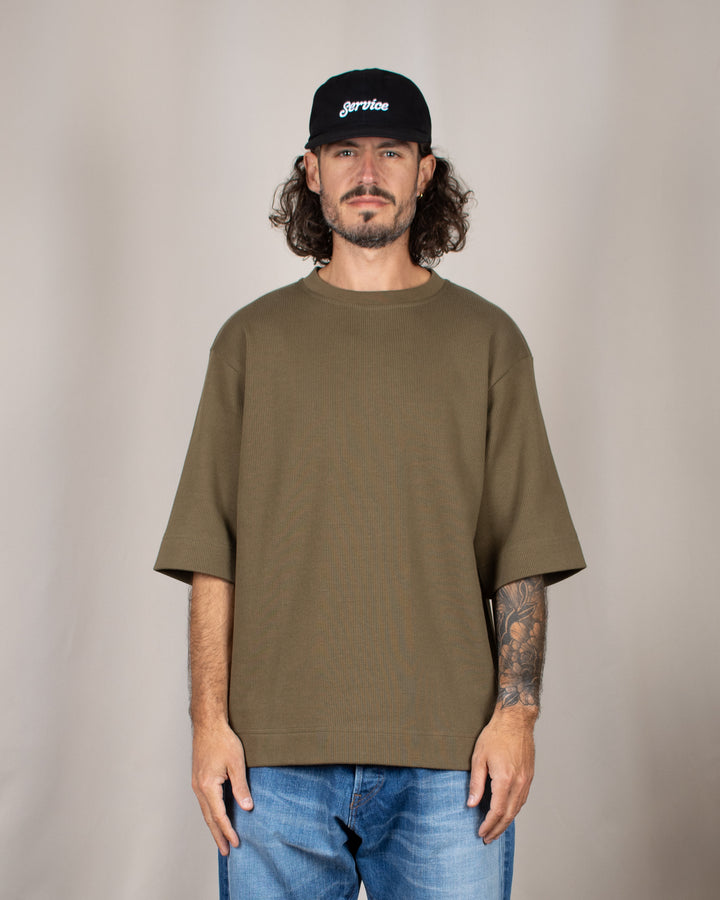 T-Shirt Vahé Manches Courtes Kaki