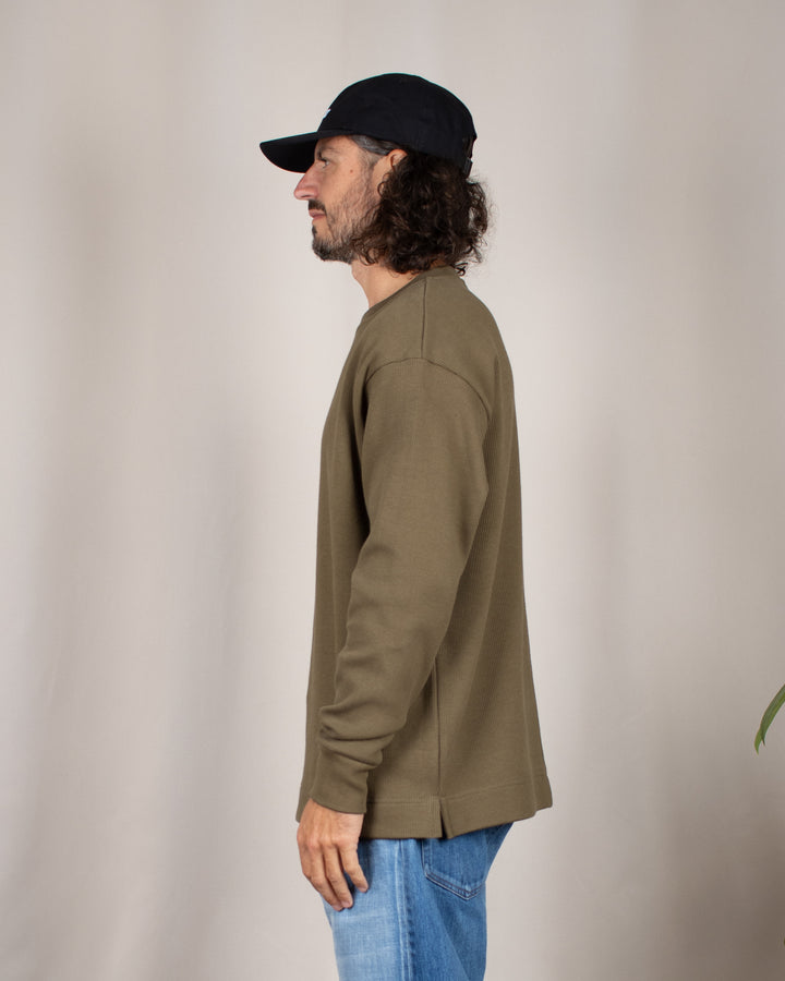 T-Shirt Vahé Manches Longues Kaki