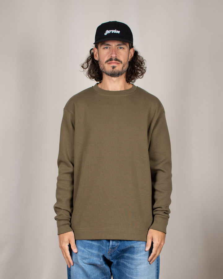 T-Shirt Vahé Manches Longues Kaki