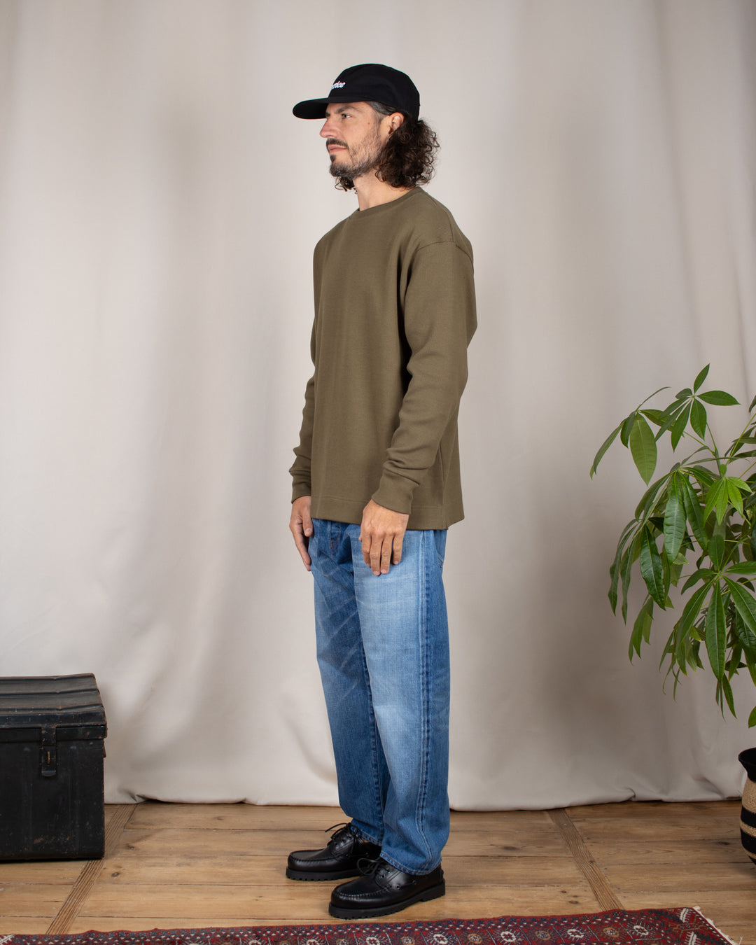 T-Shirt Vahé Manches Longues Kaki