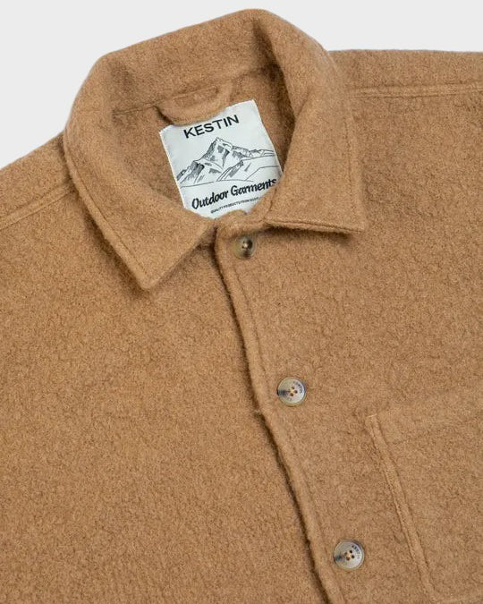 Ormiston jacket in camel Italian wool