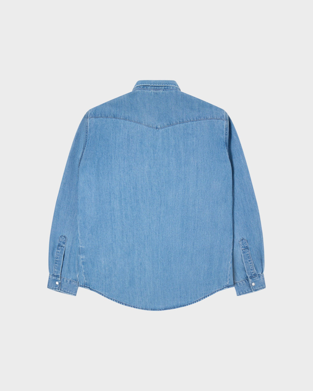 Western Shirt Blue Light Used Denim