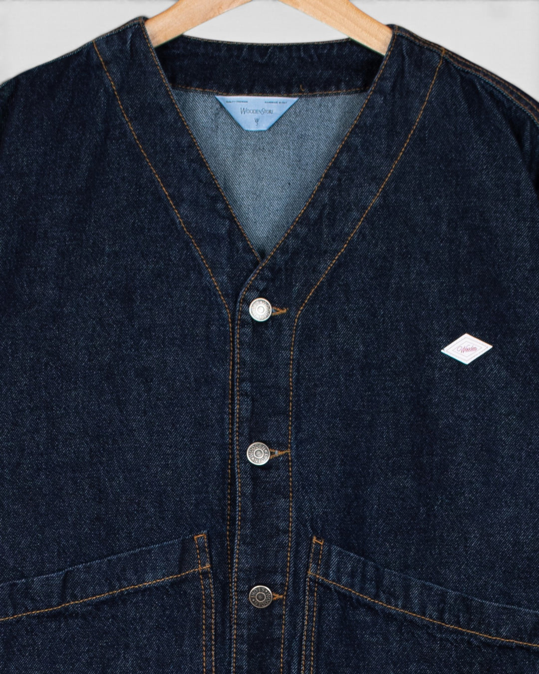 Loco Jacket Blu Raw Wooden - vue 2