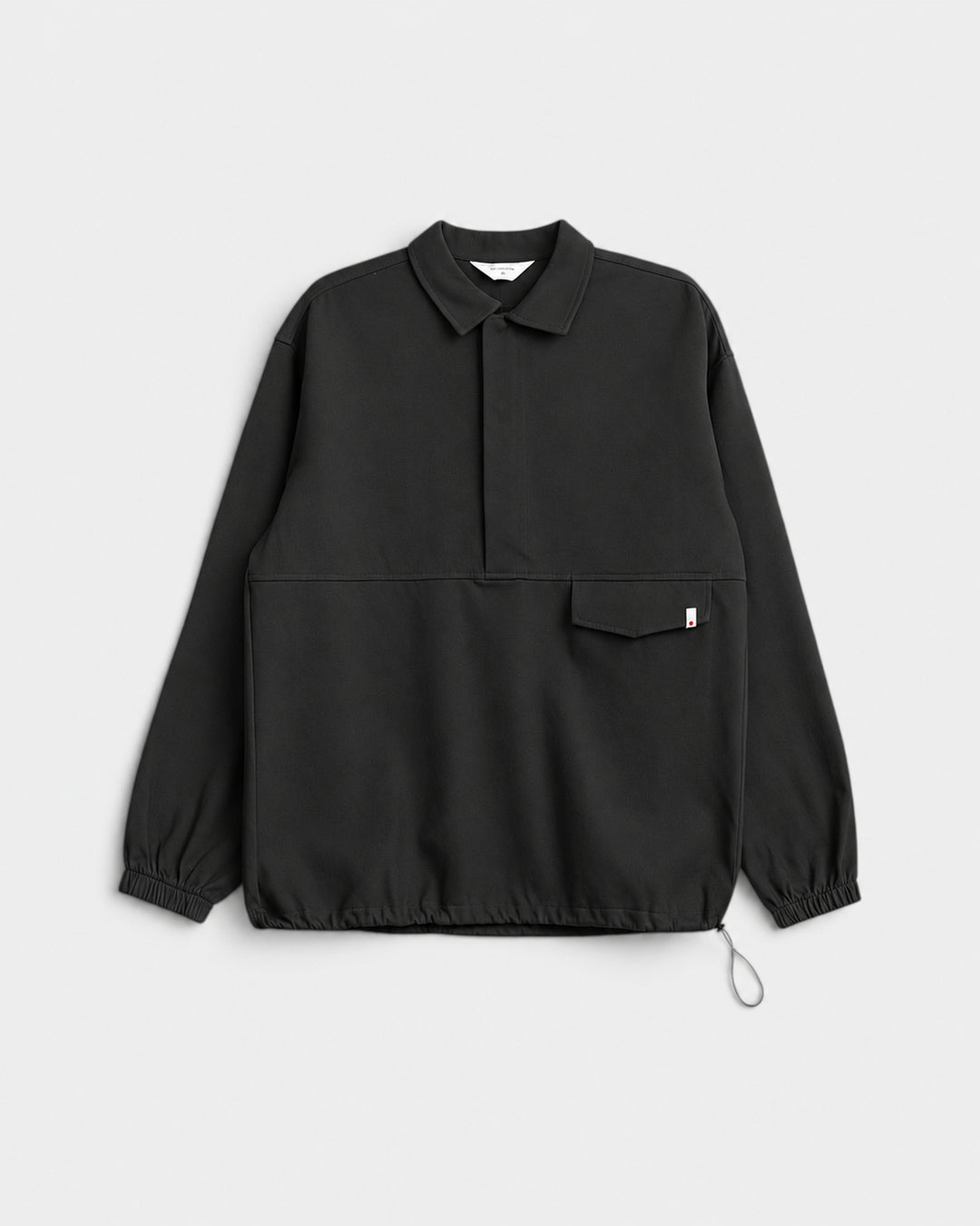 Wooden Ohio M/L Overshirt Nero Nettuno — vue de face